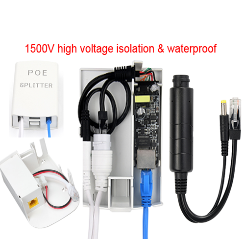 Outdoor PoE Splitter IEEE802.3at/af  10/100/1000M)