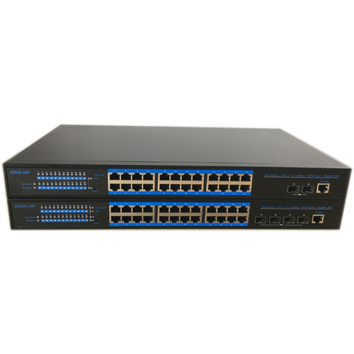 PoE-S24G-4SFP-M(24ports 1000Mbps PoE+4ports SFP)