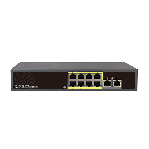 PoE-S8G-2G-E(150W)(8ports 1000Mbps PoE+2ports 1000Mbps Uplink)