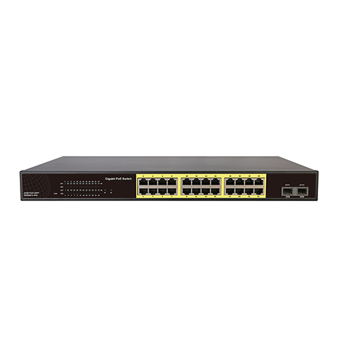 PoE-S24G-2SFP(370W)(24ports 1000Mbps PoE+2ports SPF)