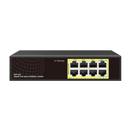PoE-8(6G-2GBT)(1~6 port af/at x 10/100/1000Mbps; 7~8 bt port x 10/100/1000Mbps)